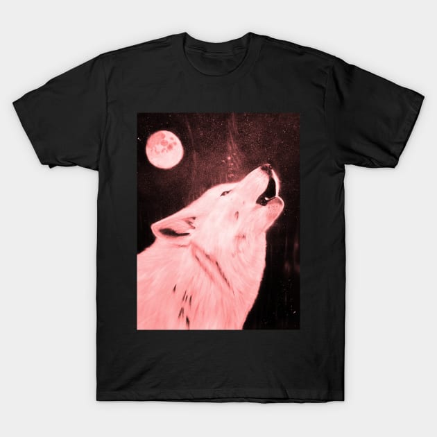 Wolf T-Shirt by teenamarie23art